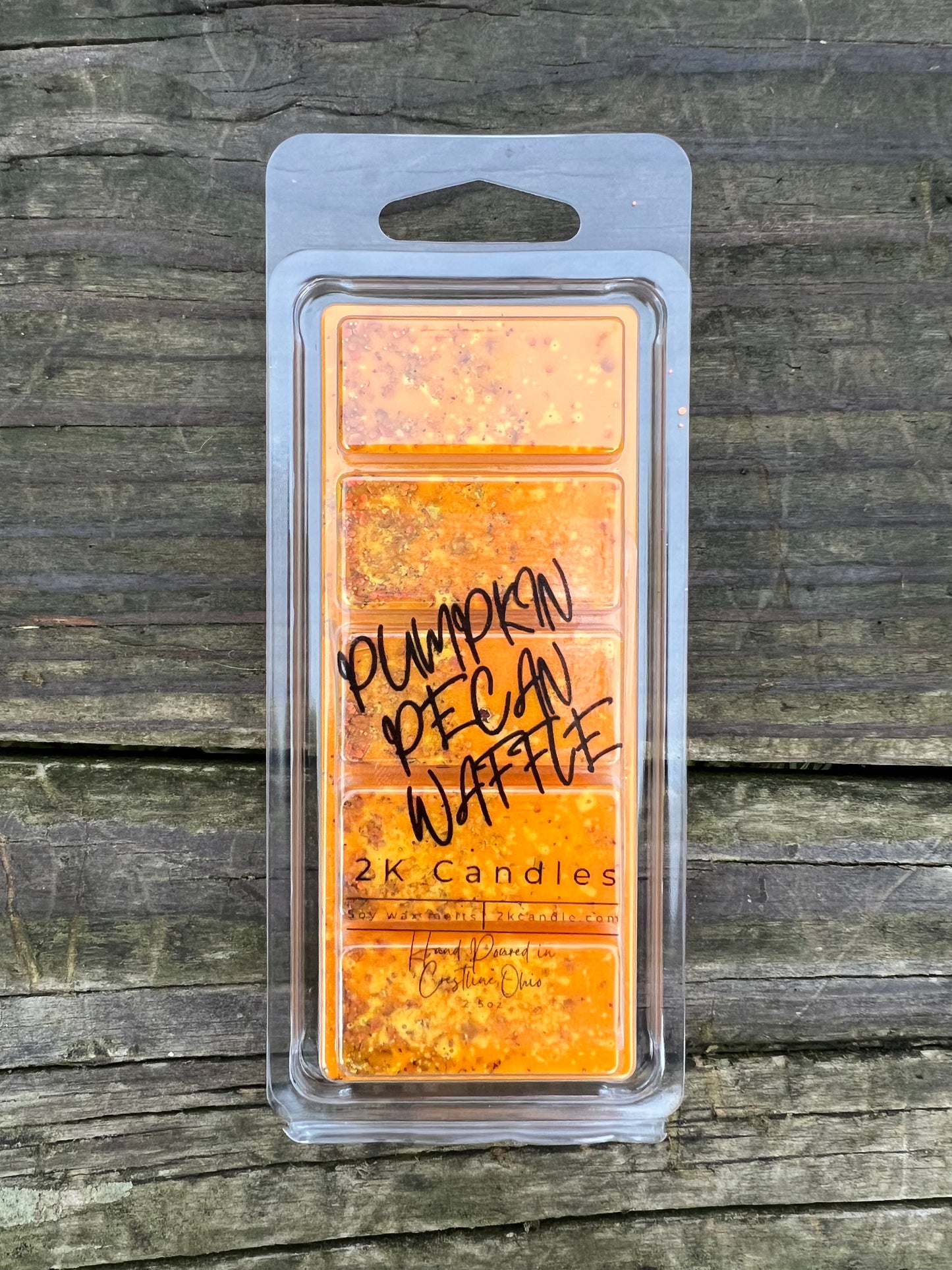 Pumpkin pecan waffle