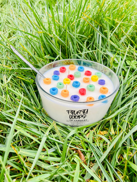 28oz Fruity Loops Candle Bowl