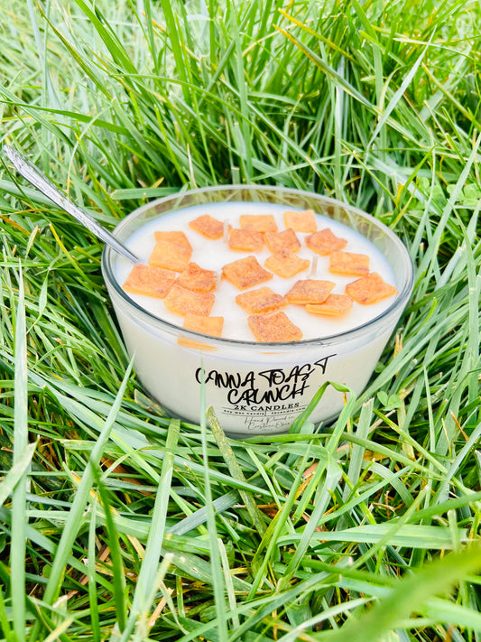 28oz Cinna toast crunch candle bowl